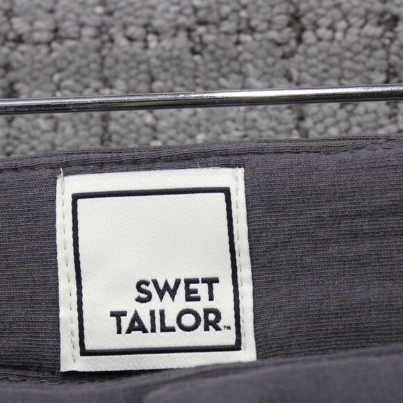 Swet Tailor Chino Shorts Mens Size 29 Gray Solid Performance Lightweight NWT - Picture 6 of 11